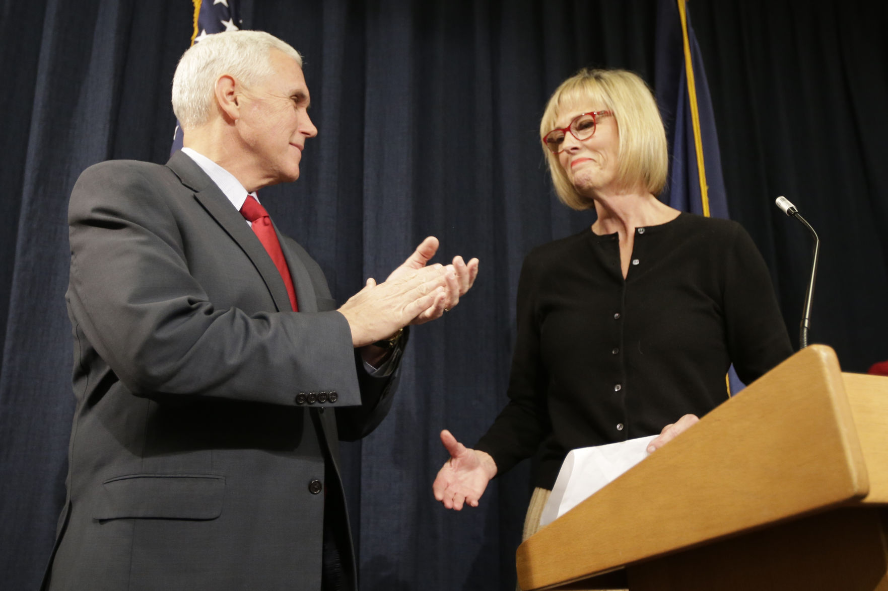 Suzanne Crouch, Mike Pence